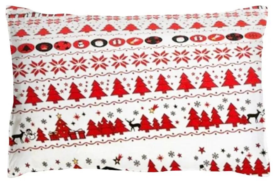 Obliečka na vankúš Homa Christmas Red 70x90 cm