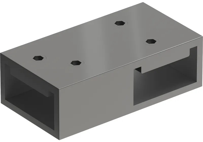 Mexen T spoj pre Kioto WALK-IN sprchové steny 8mm, grafitová, 800-09-95