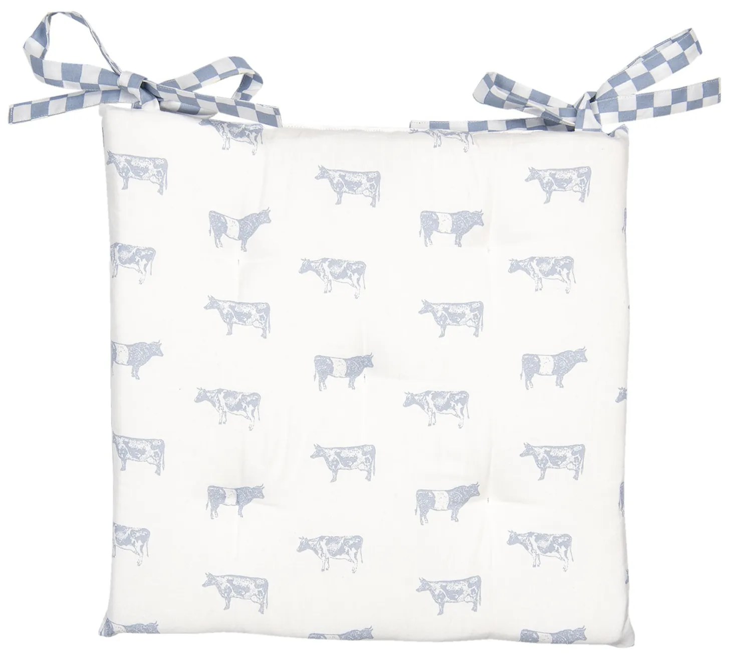 Bavlnený podsedák s výplňou Life with cows - 40 * 40 cm