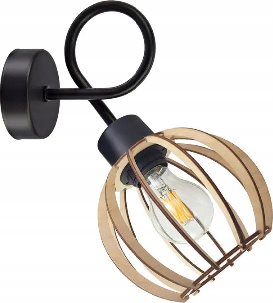 BERGE Nástenné LED svietidlo LOFT 1xE27 - malá guľa