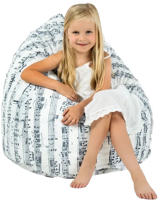 Sedací vak BAG Sako Design Music Veľkosť: L