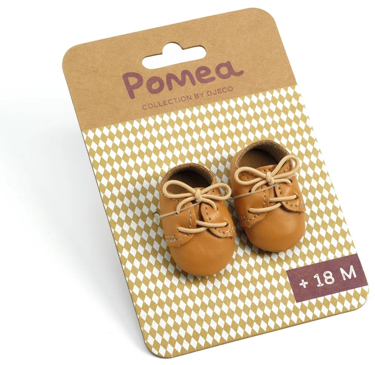 Baby Pomea - topánočky pre bábiky - hnedé