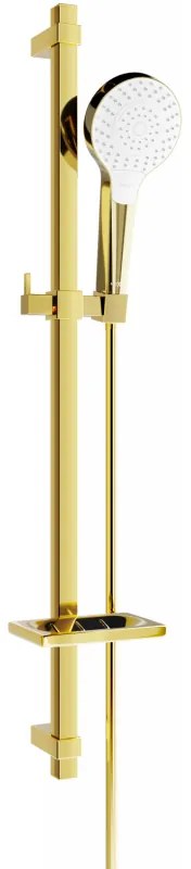 Mexen sprchový set DQ05, zlatá/biela, 785054581-50