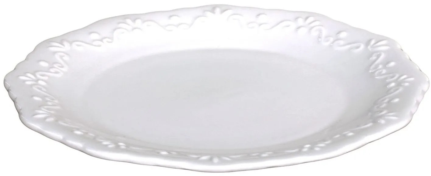 Porcelánový dezertný tanierik s čipkou Provence lace - Ø 19cm