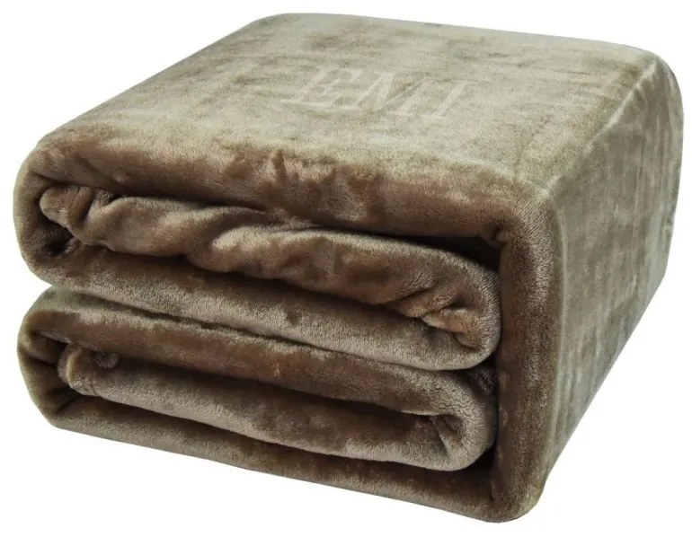 Deka hnedá 150 x 200 cm EMI