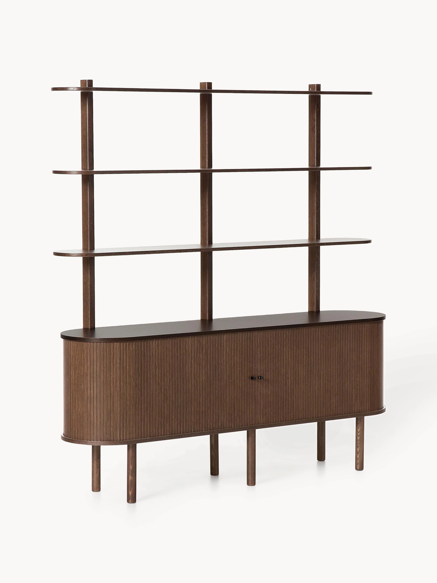 Veľký regál's drážkovanou prednou stranou Calary