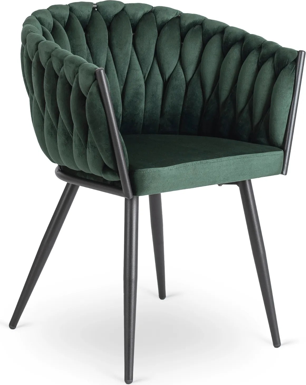 PROXIMA.store - Čalúnená jedálenska stolička ELENA FARBA: zelená