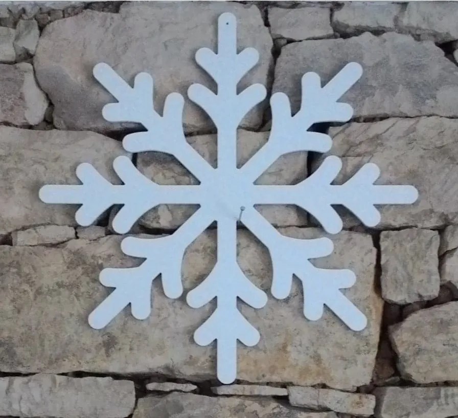 DECOLED Snehová vločka Wega, plast 50 cm