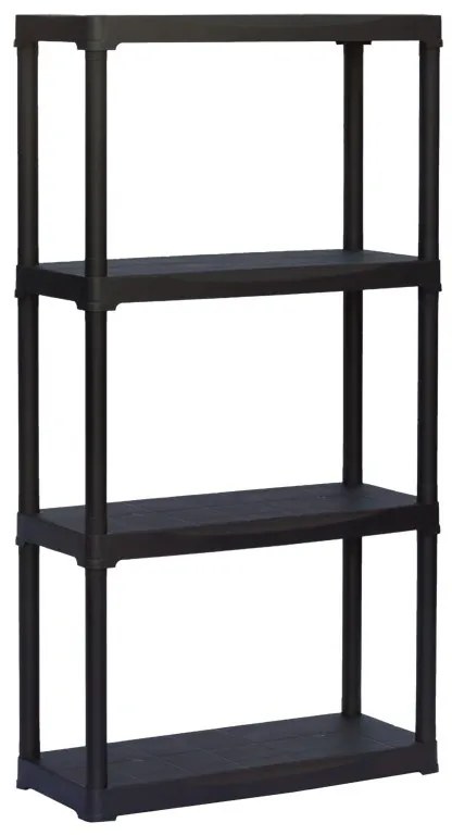 Plastový regál TEMPO, 1320 x 700 x 300 mm, 4 police Plastový regál TEMPO, 1320 x 700 x 300 mm, 4 police