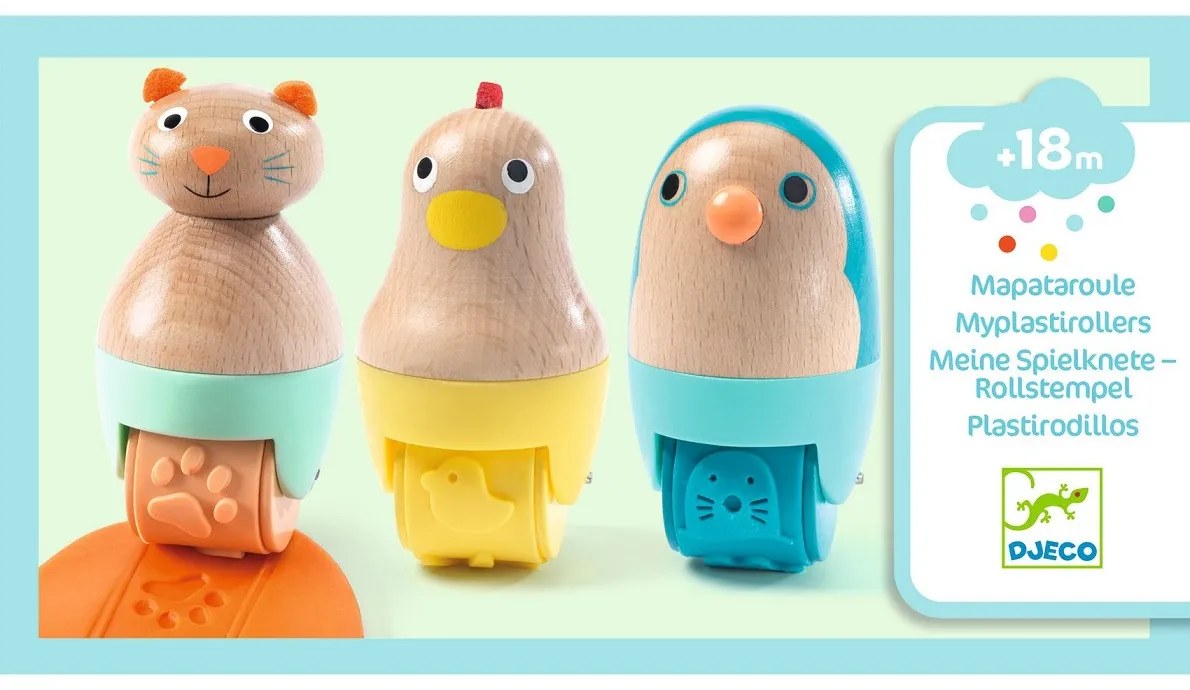 Hravá modelína - valčeky so vzorom