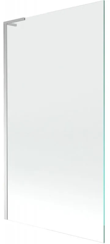 Mexen Next L, 1-krídlová vaňová zástena 100 x 150 cm, 6mm číre sklo, chrómový profil, 895-100-000-03-00-01