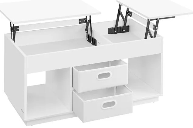 BONTEC Konferenčný stolík 100x50cm, mdf, drevo, AKF-E1021 WT Farba: Biela