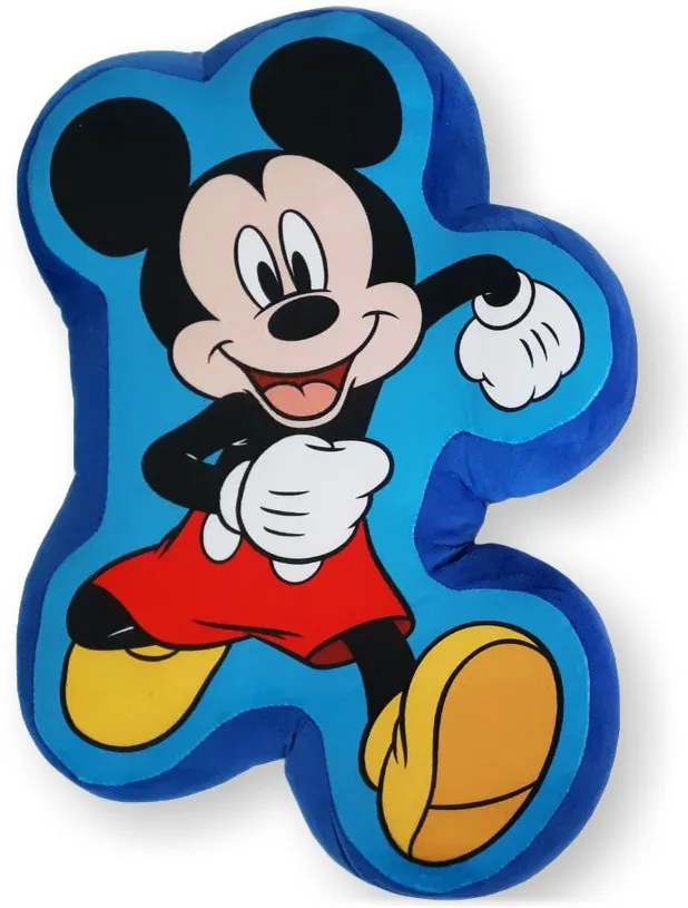 Tvarovaný 3D vankúš Mickey Mouse - Disney - 37 x 24 cm