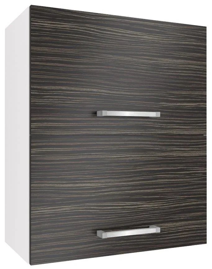 Kuchynská skrinka Belini horná 60 cm eben kráľovský TOR SGP2-60/1/WT/HK/0/P