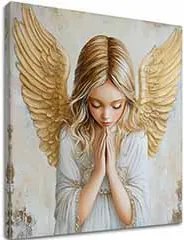 Obrazy anjelov Nebeská harmónia | 100% originál domaľovaný akrylom