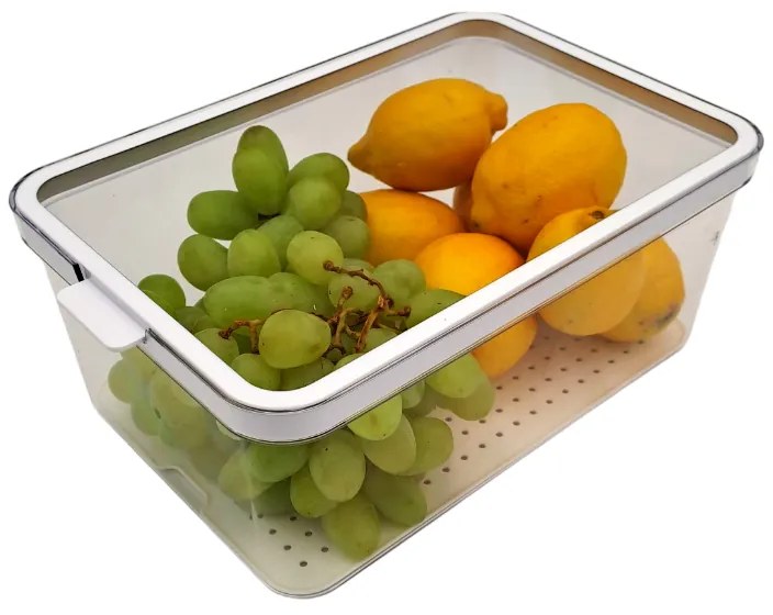 Organizér do chladničky, s vekom a špeciálnou podložkou 4,65 l CAUMA