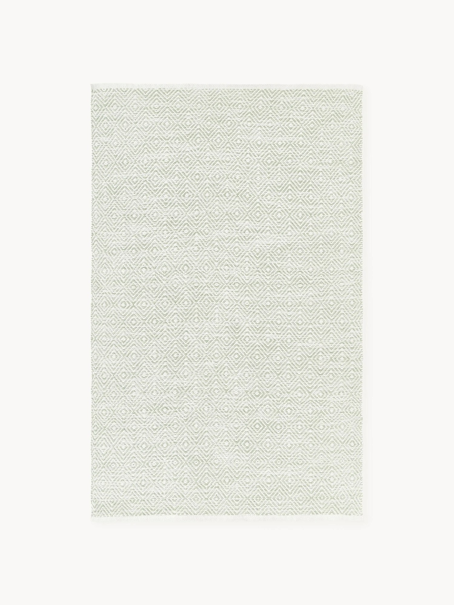 Ručne tkaný exteriérový koberec's vintage vzorom Rika