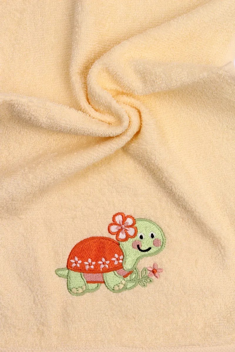 Tegatextil.sk detský uterák s výšivkou korytnačka