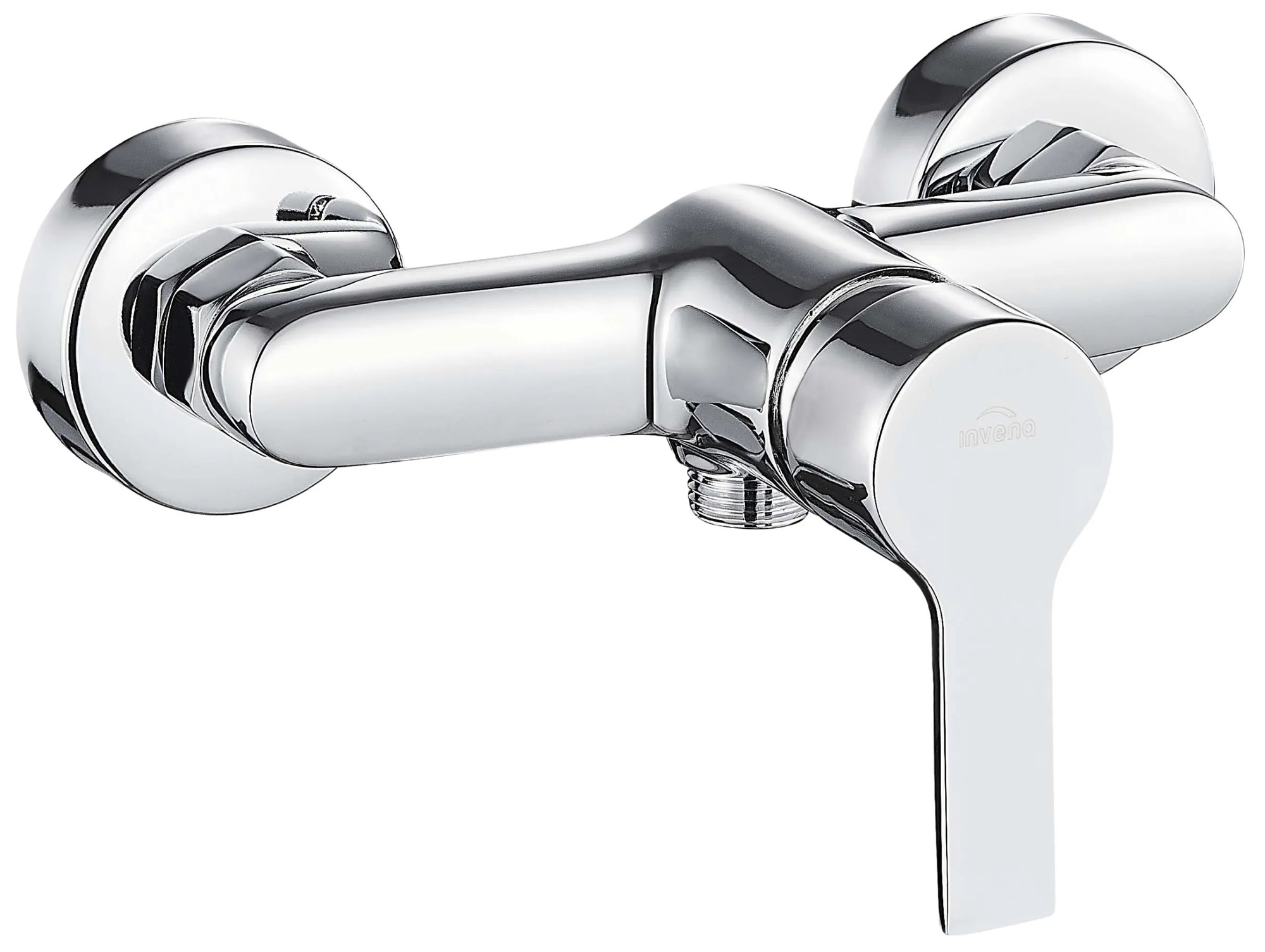 Invena Bralos, nástenná sprchová batéria, chrómová, INV-BN-07-001-A