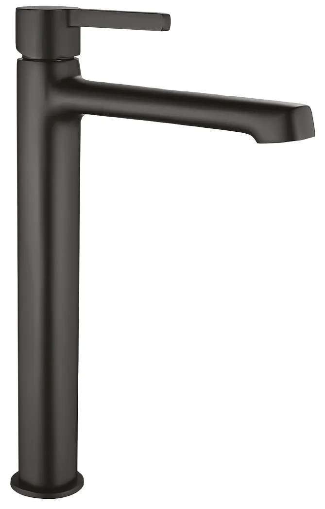 Laveo Alita, vysoká umývadlová batéria h-299, čierna matná, LAV-BVA_72ND