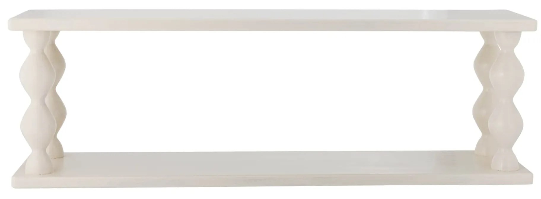 Bloomingville Drevená polica Salino White 80 cm