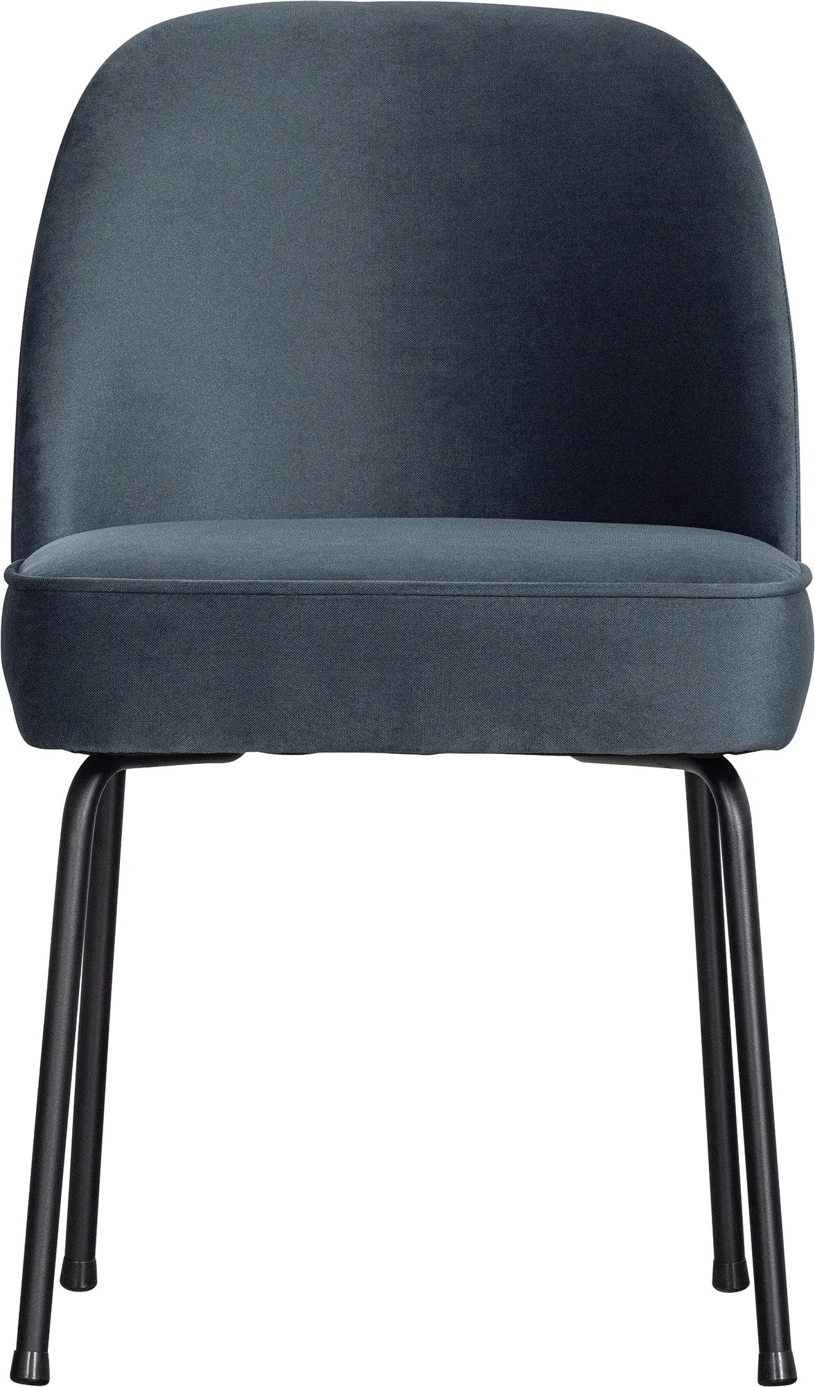 BePureHome Vogue zamatová jedálenská stolička - Modrá