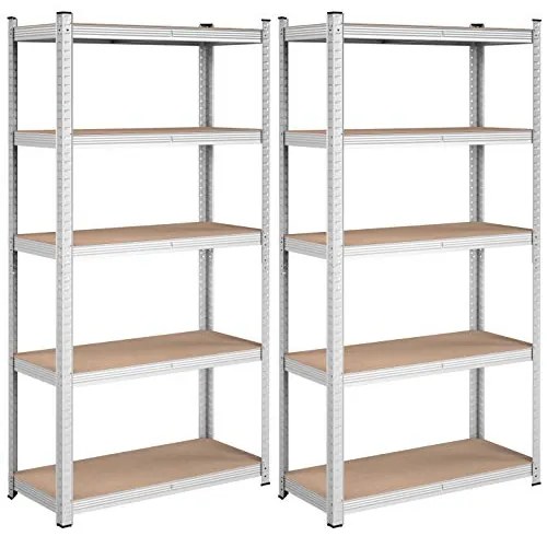 Policové regály 2 ks 180 x 90 x 40 cm SONGMICS - GLR040E02