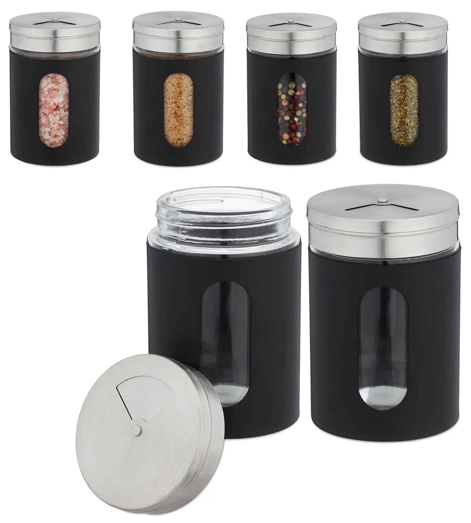 XL koreničky v sade 6 ks RD48265, čierna