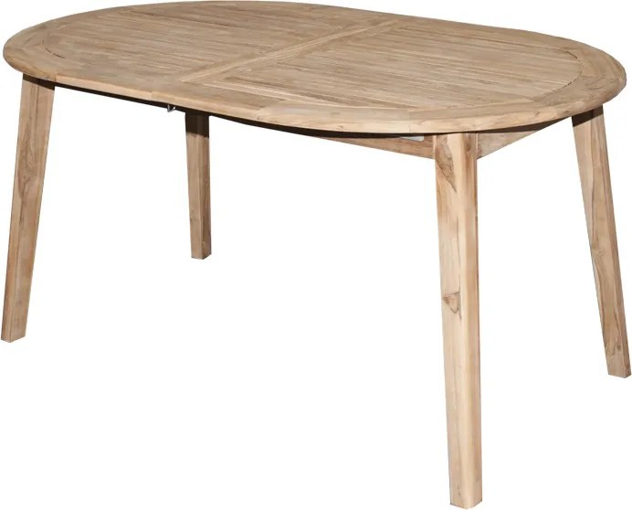Doppler TECTONA - drevený rozťahovací teakový stôl 150/200x95 cm - 2. KVALITA (N294)