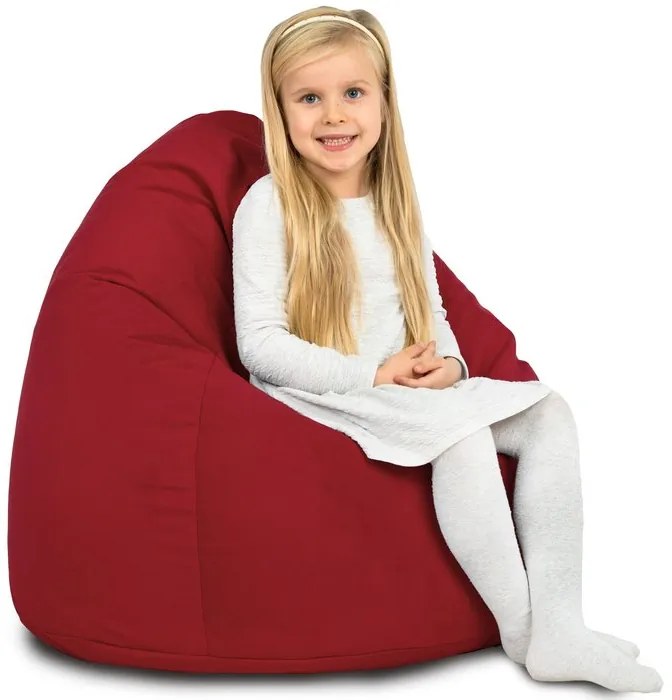 Sedací vak BAG Sako L Plyš Farba: 8.Červený