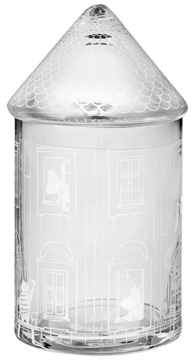 Sklenená dóza Moominhouse 18,5cm Sklenená dóza Moominhouse 18,5cm