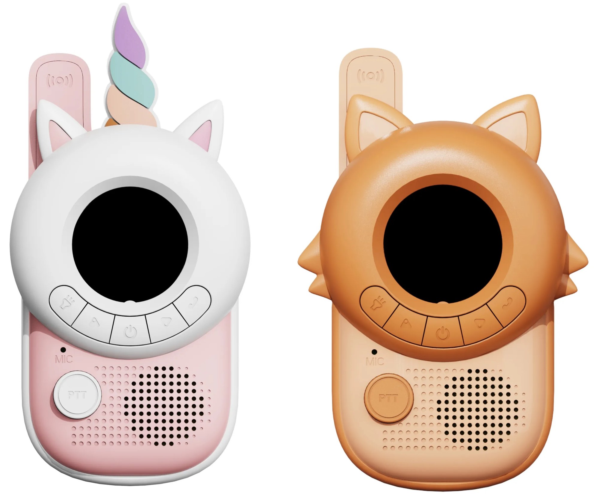 Detské vysielačky Zoo Walkie Talkie - líška - jednorožec