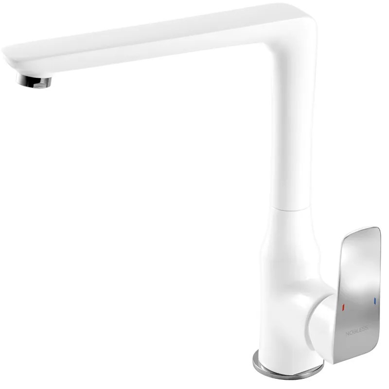 Novaservis Nobless Tina, drezová batéria, biela/chrómová, 38714-1