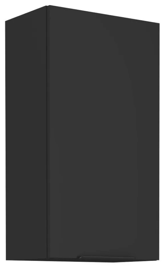 Horná kuchynská skrinka Sobera 50 G 90 1F (čierna) . Vlastná spoľahlivá doprava až k Vám domov. 1097007