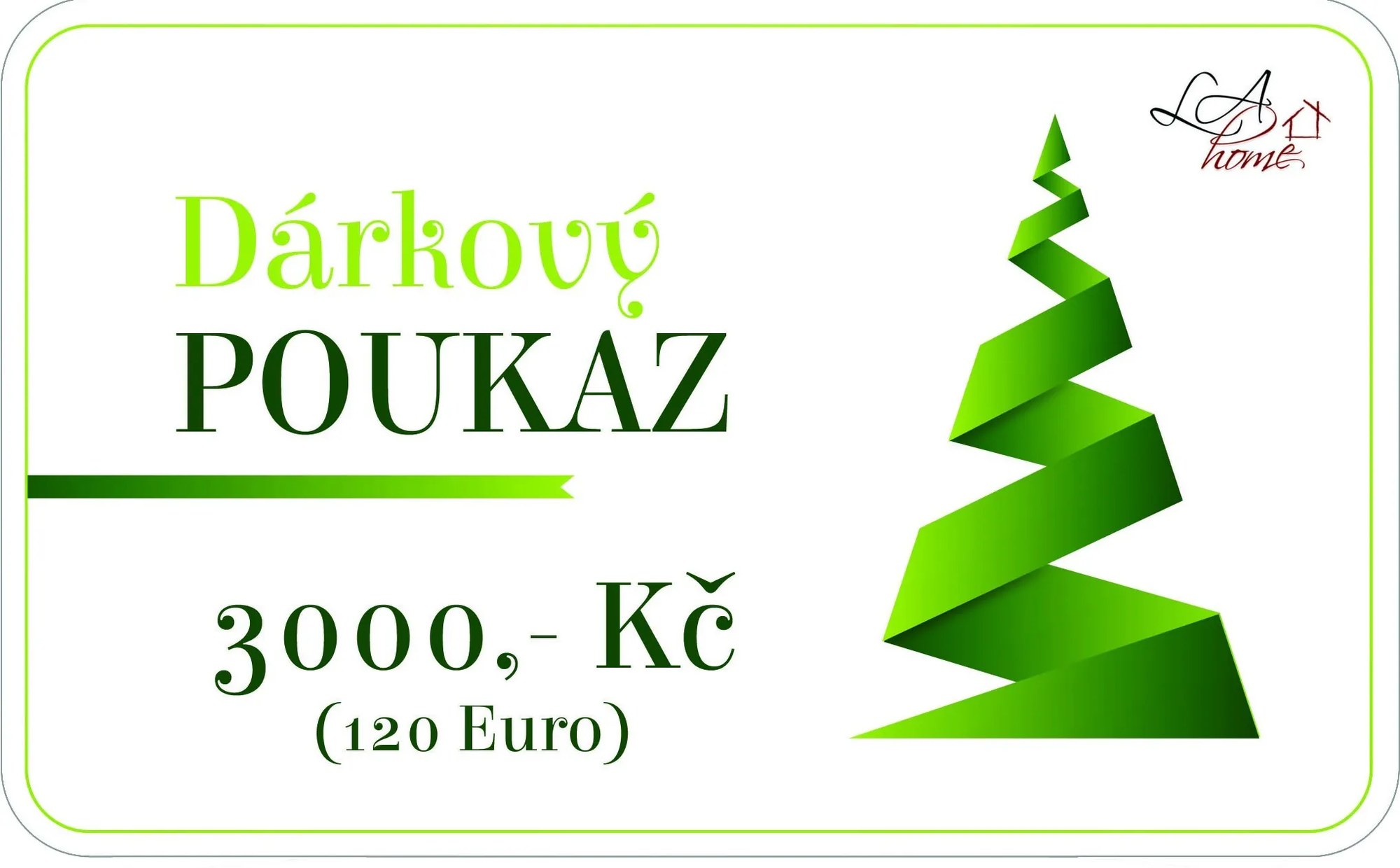 Darčekový poukaz 120 Euro