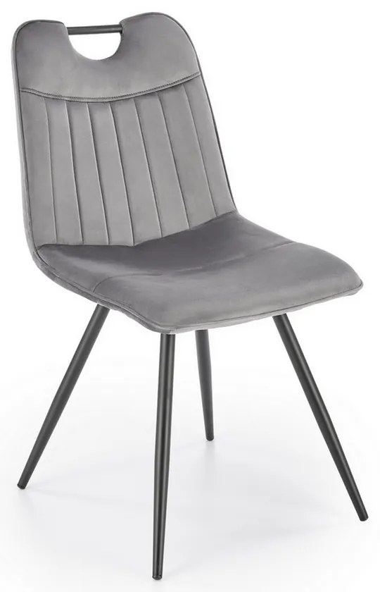 Jedálenská stolička Olindo, sivá