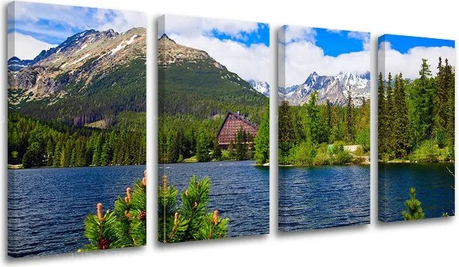 Obraz na stenu 4 dielny SLOVENSKO SK014E41