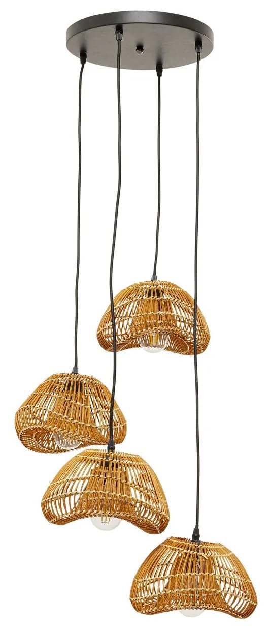 Aloha Drop Quattro visiaca lampa béžová 118 cm