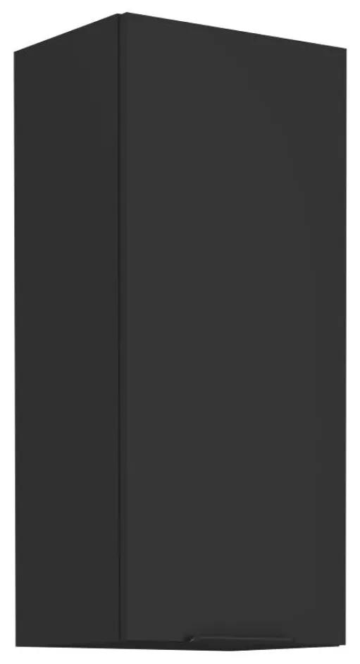 Horná kuchynská skrinka Sobera 40 G 90 1F (čierna) . Vlastná spoľahlivá doprava až k Vám domov. 1097012