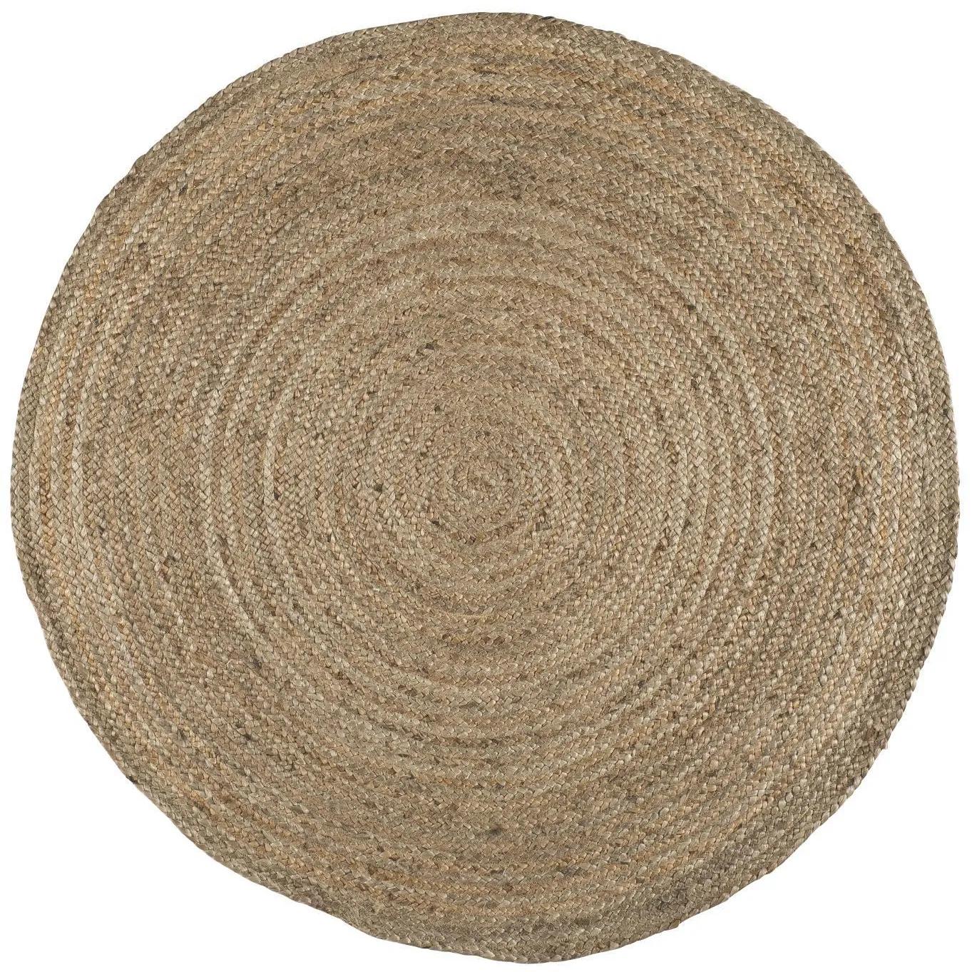 Ib Laursen Okrúhly jutový koberec Natural Jute 120 cm