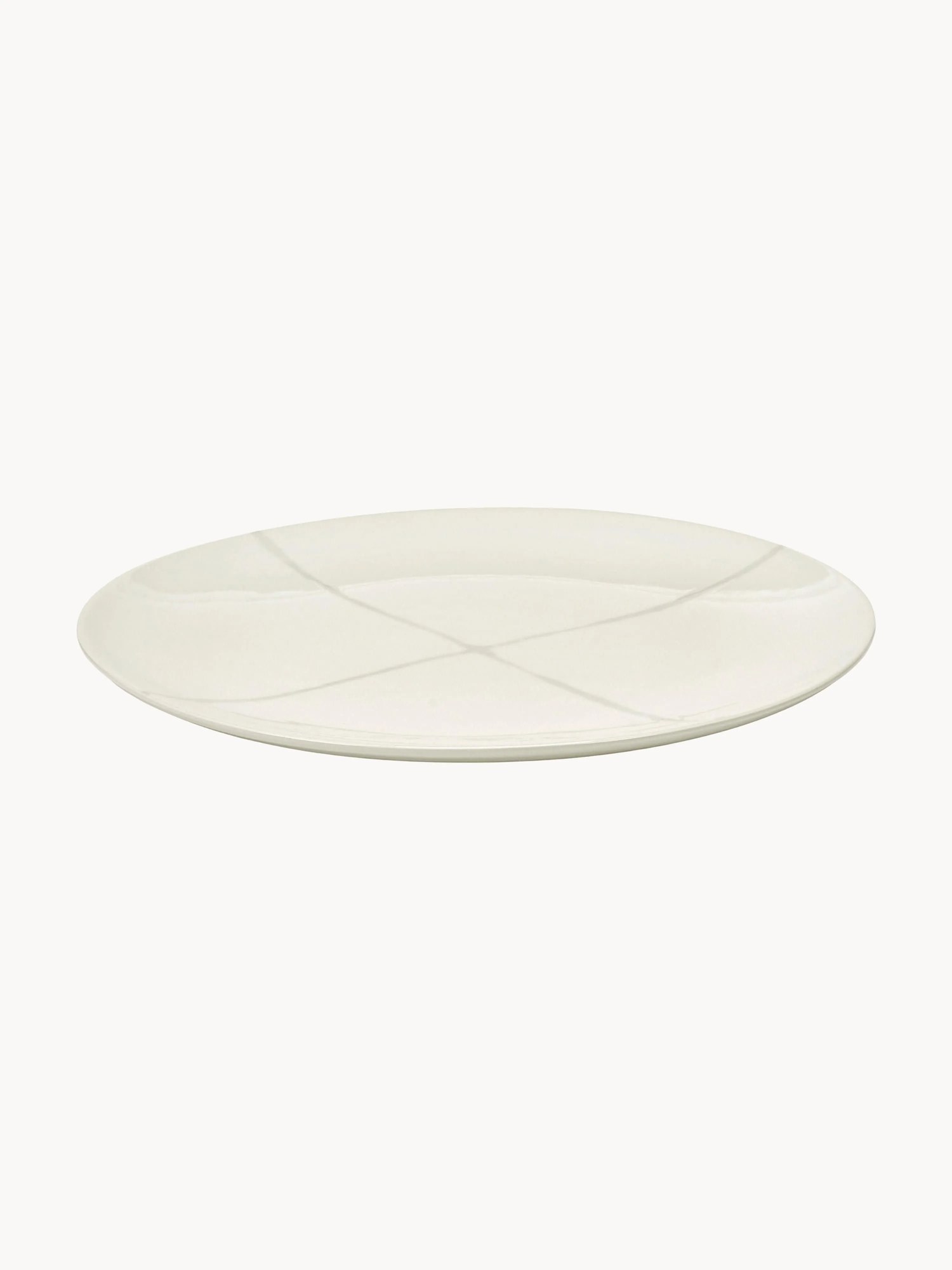 Porcelánové plytké taniere's reaktívnou glazúrou Zuma, 2 ks