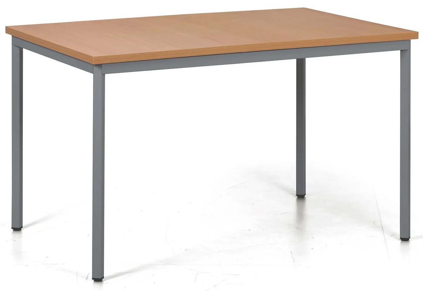 Jedálenský stôl TRIVIA, 120x80 cm, tmavo sivá podnož, buk