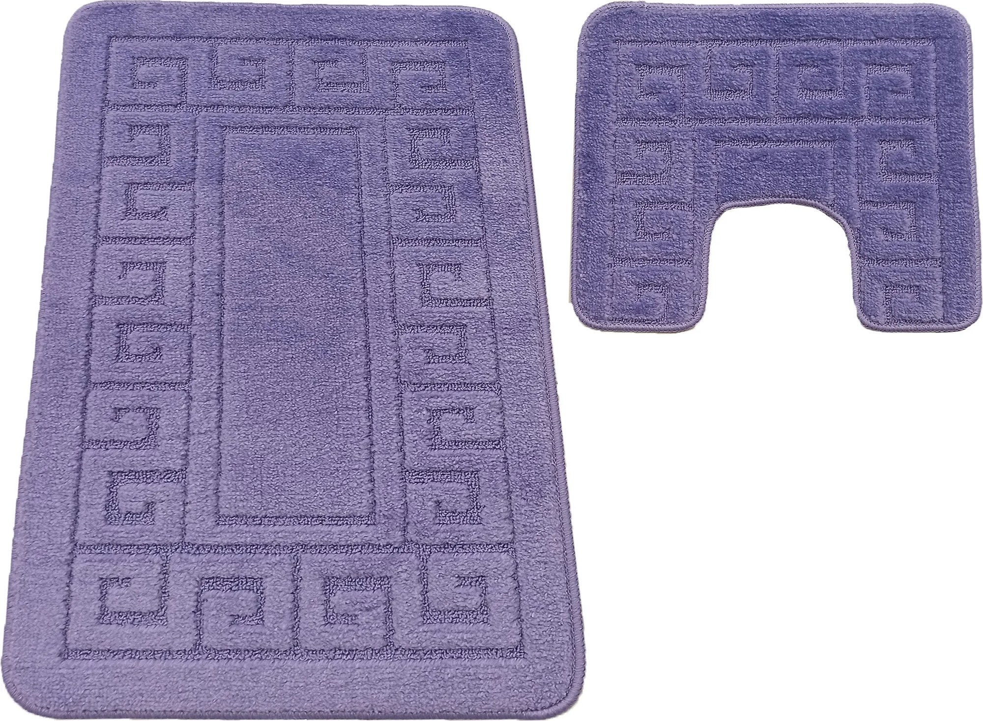 DY Kúpeľňová sada koberčekov s výrezom Montana Ethnic - fialová