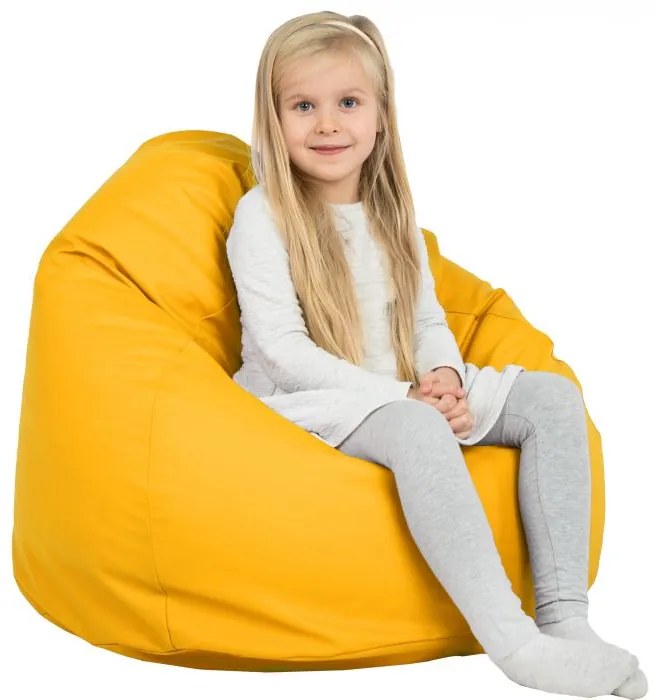 Sedací vak BAG Sako L Ekokoža Farba: 21.Žltý