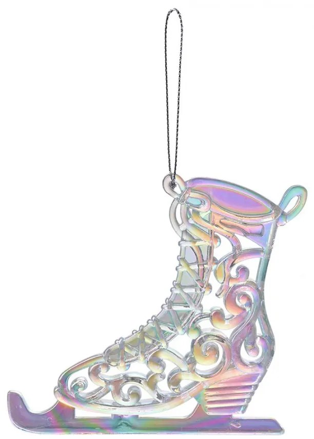 Vianočná osdoba korčule - 12*1*12 cm