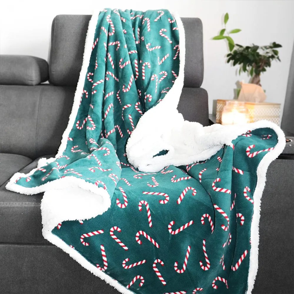 Mistral home Pled Mistral Home baranček Candy Cane 130x170 cm