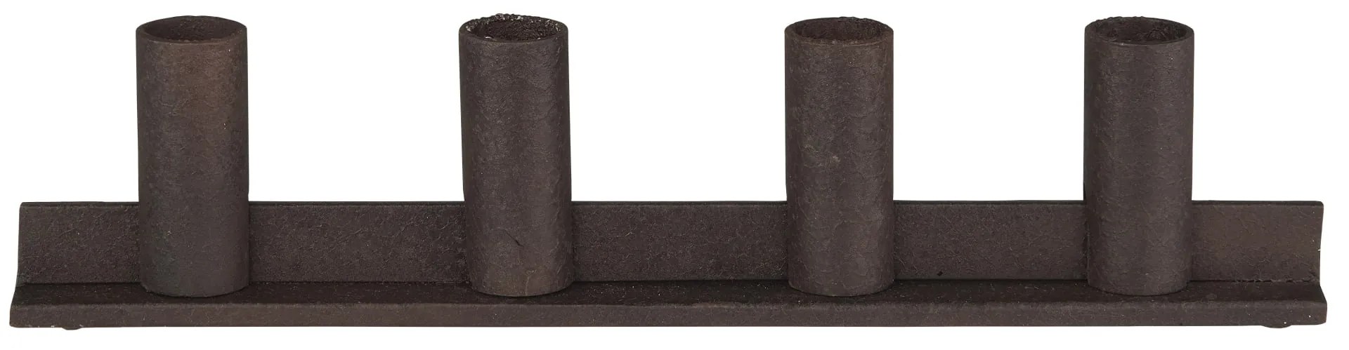 Ib Laursen Nastaviteľný adventný svietnik Antique Brass/Black
