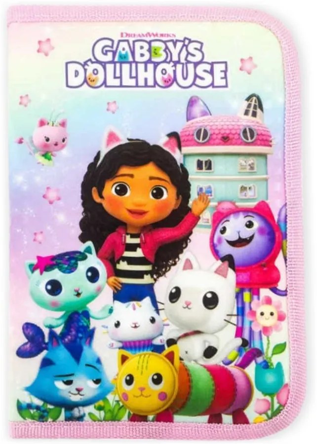 Dívčí školní penál Gábinin kouzelný domek - Gabby’s Dollhouse - nevybavený