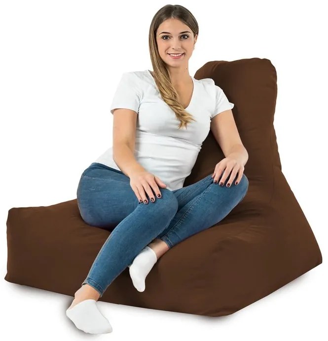 Sedací vak Bali Plyš Farba: Hnedý