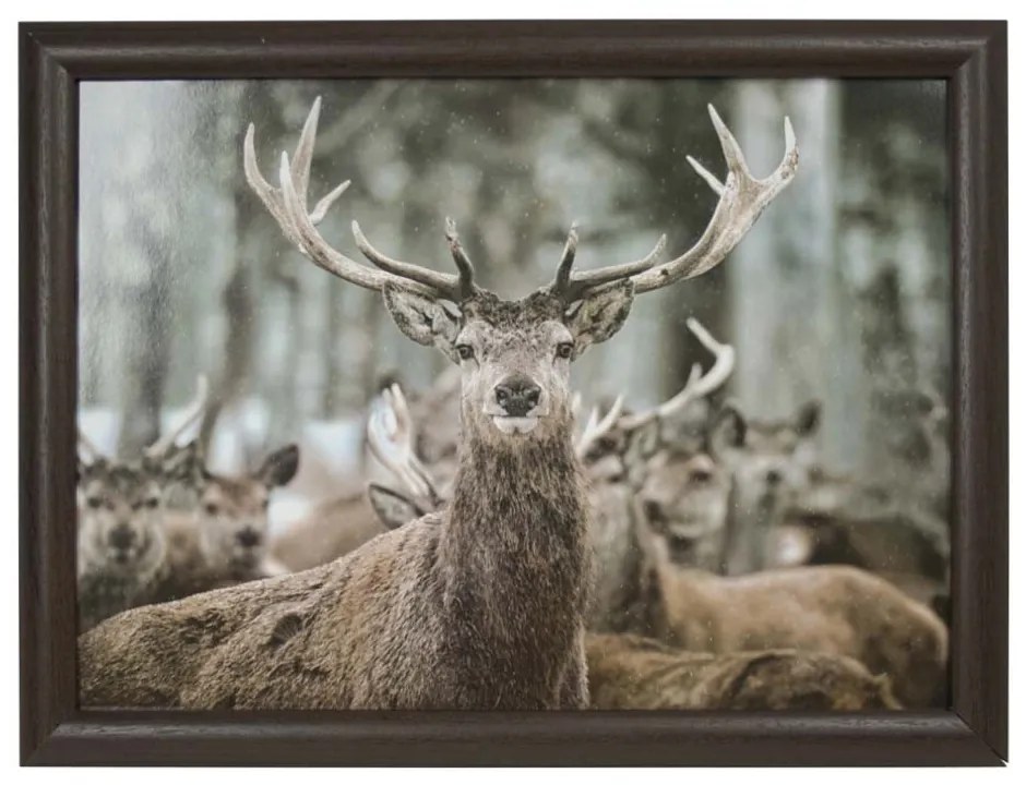 Podnos na nohy s jeleňom - ​​43 * 33 * 7cm